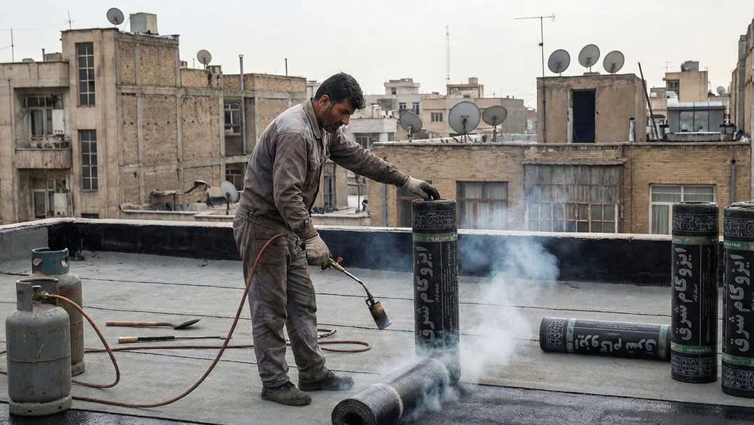 محاسبه ایزوگام مصرفی پشت بام