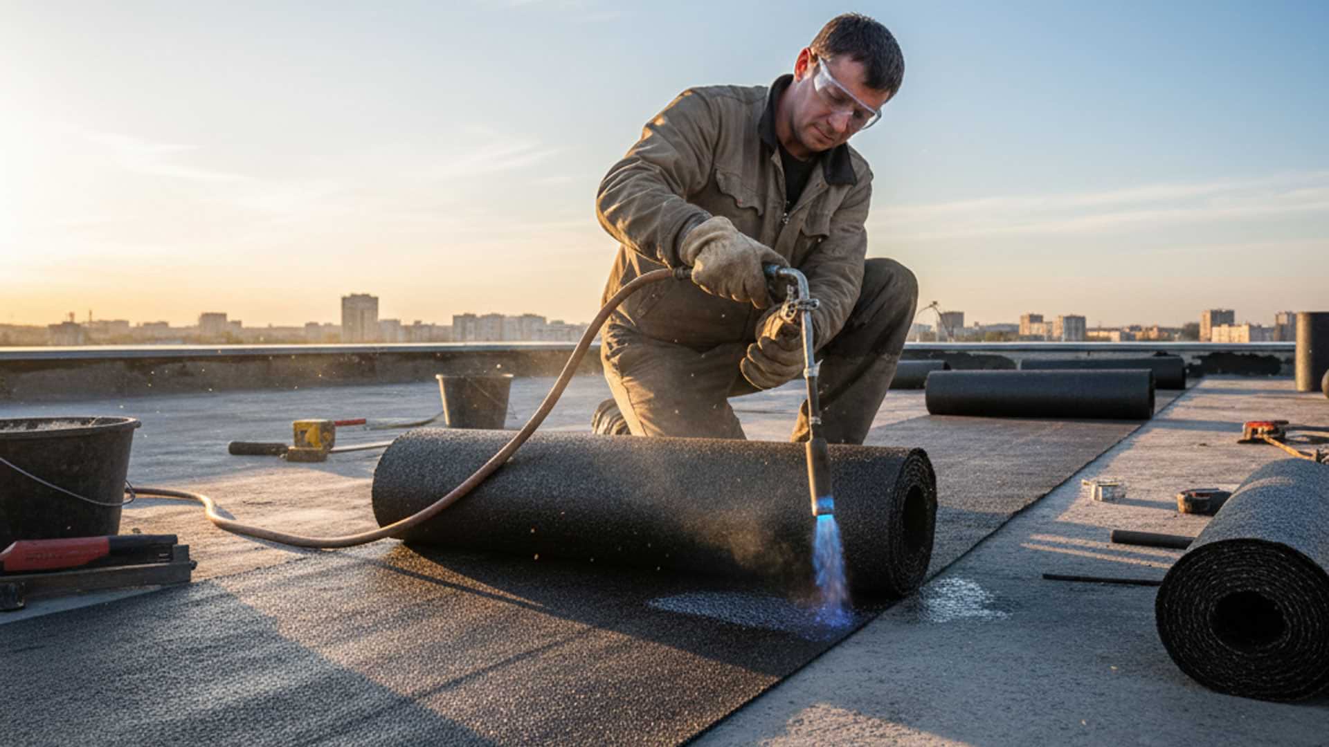 اجرای ایزوگام روی ایزوگام قدیمی